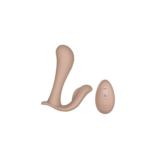 Heaven Nude vibrador clitoriano e vaginal com controle remoto sem fio