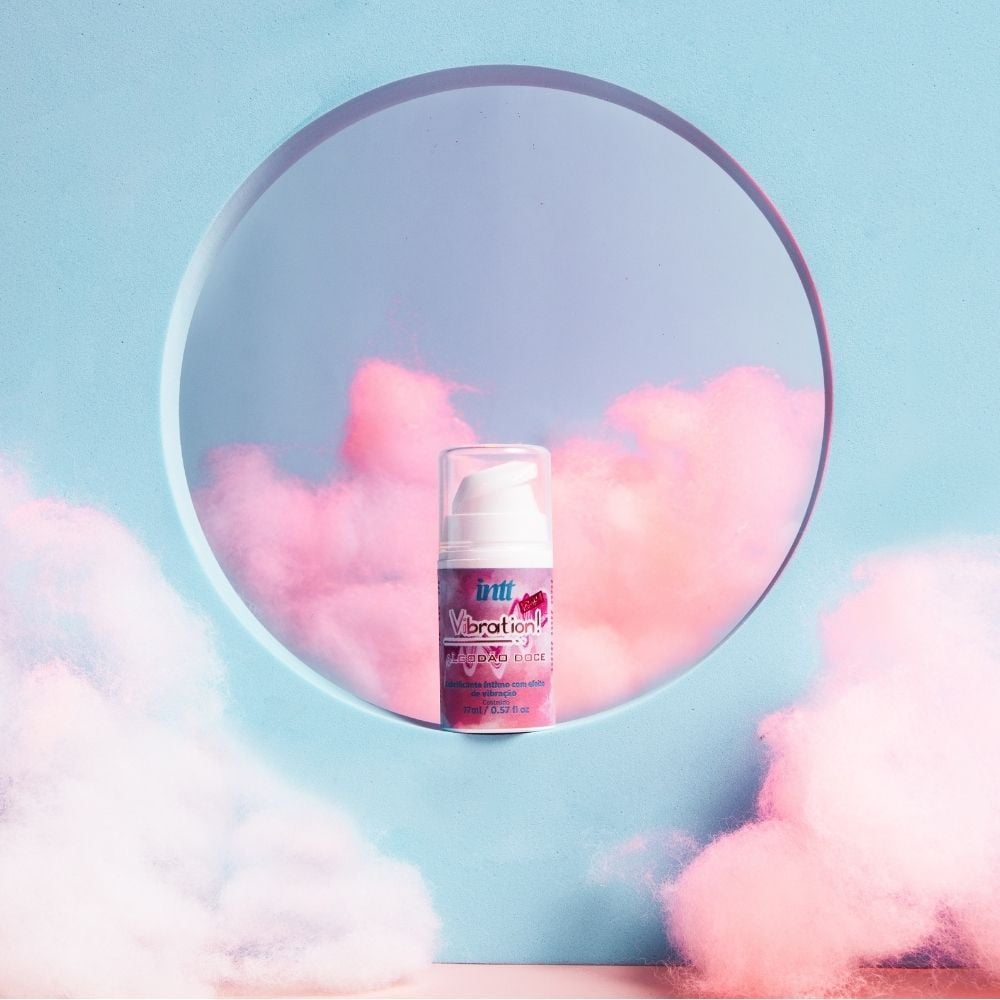 Vibration Power Algodão Doce gel com efeito de vibração, pulsação e aquecimento 17ml