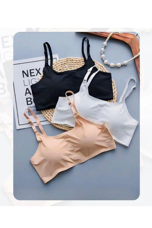 Sutiâ Top Corte a Laser Com Alça Removível e Fecho