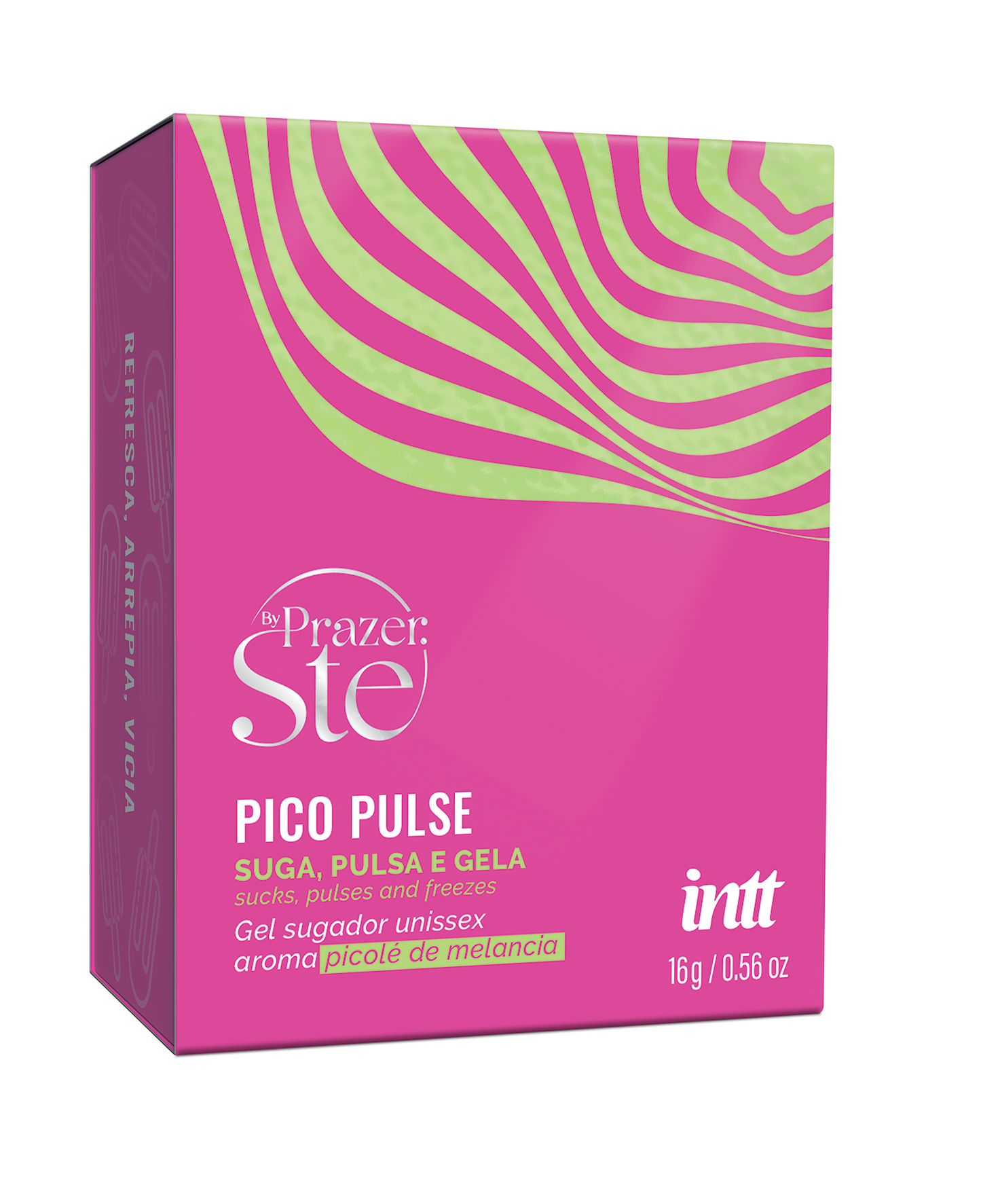 Pico Pulse Melancia o gel que suga, vibra, pulsa e te faz perder o fôlego.