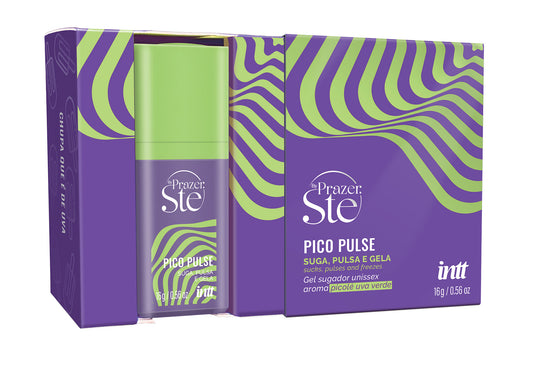 Pico Pulse Uva Verde o gel que suga, vibra, pulsa e te faz perder o fôlego.
