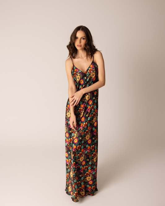 Camisola Longa de Cetim Madalena