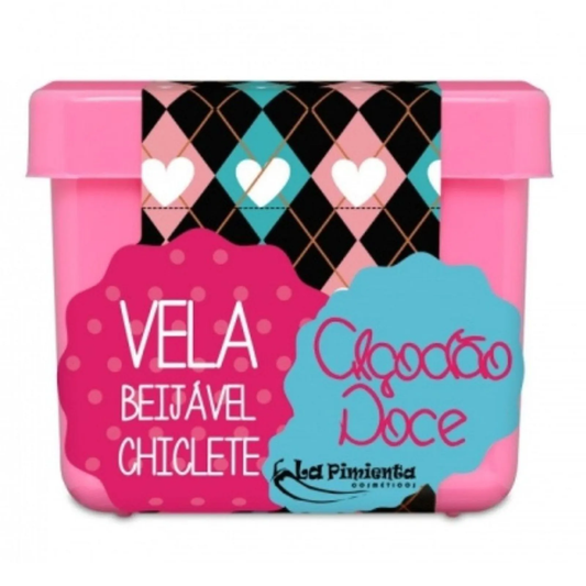 Vela Beijável - Algodão Doce 50g