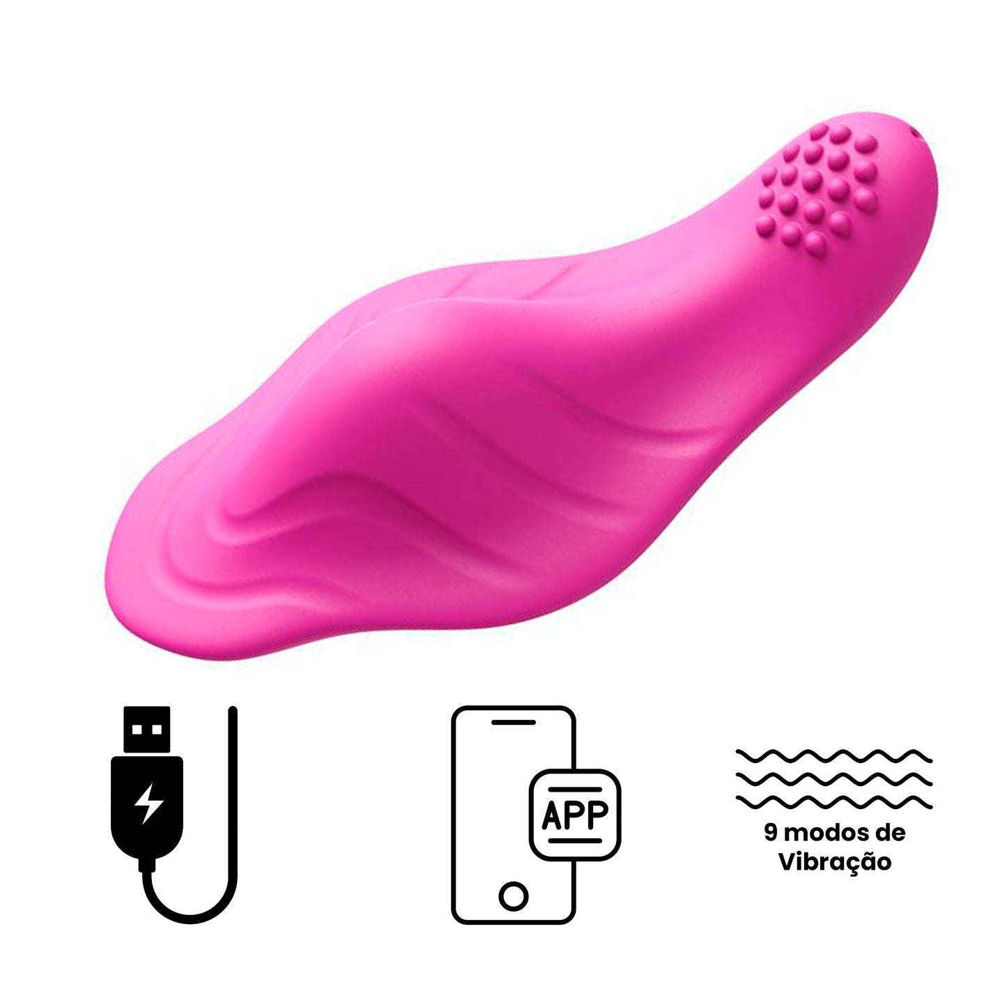 Vibrador de Calcinha - Via App YSAN102