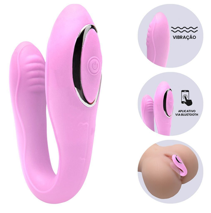 Vibrador "ELA" casal por App - 8344
