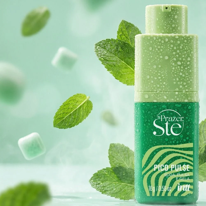 PICO PULSE Chiclete de menta - o gel que suga, vibra, pulsa e te faz perder o fôlego.