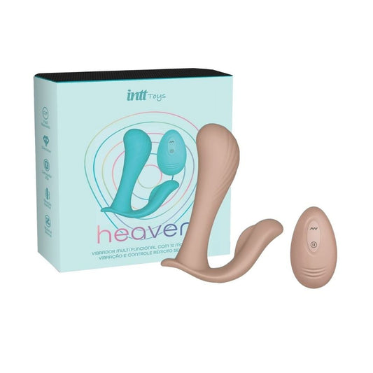 Heaven Nude vibrador clitoriano e vaginal com controle remoto sem fio