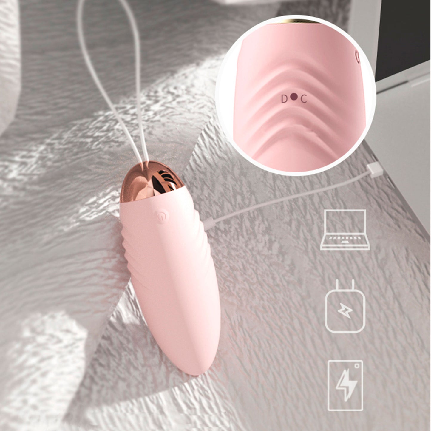 Vibrador Bullet - controle remoto YSLL154