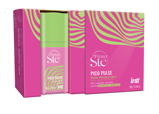 Pico Pulse Melancia o gel que suga, vibra, pulsa e te faz perder o fôlego.