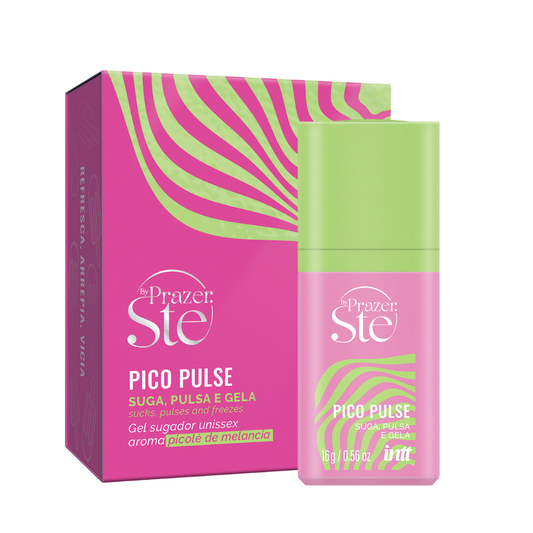 Pico Pulse Melancia o gel que suga, vibra, pulsa e te faz perder o fôlego.