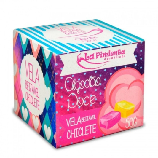 Vela Beijável - Algodão Doce 50g